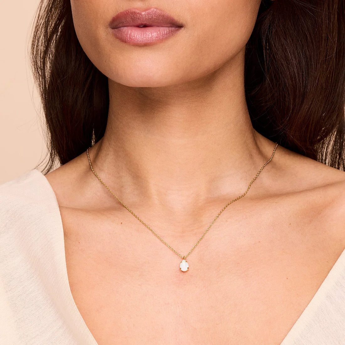 Childhood Birthstone Necklace / June