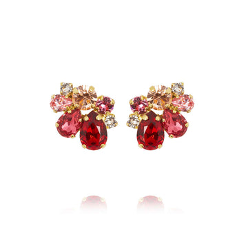 Katie Earrings Scarlet