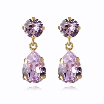 Mini Drop Earrings Violet