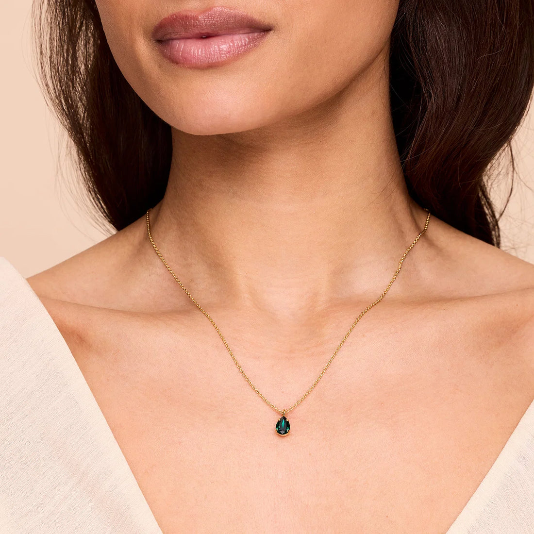 Childhood Birthstone Necklace / May