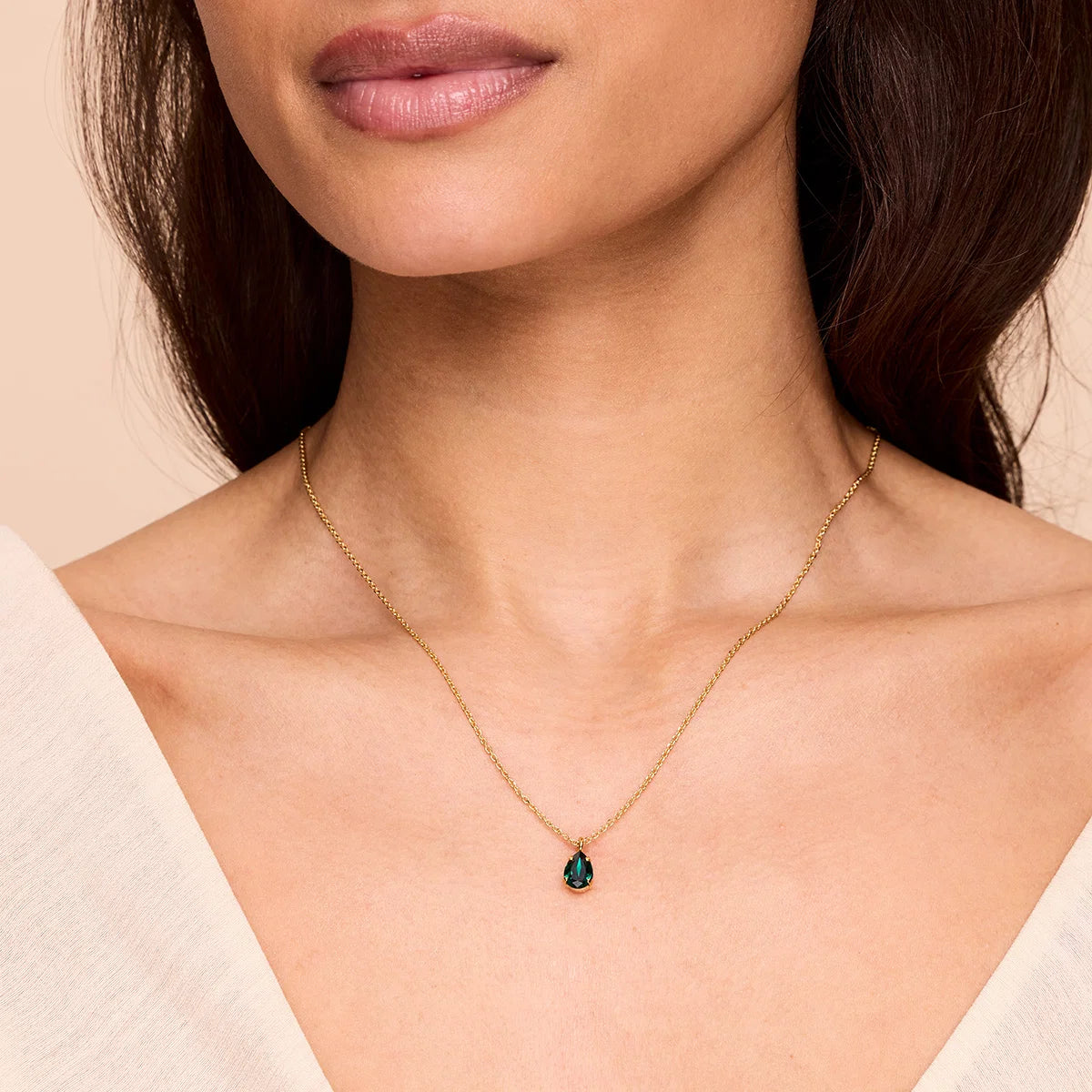 Childhood Birthstone Necklace / May