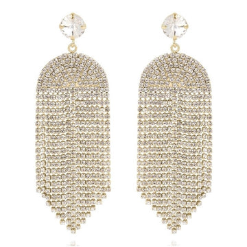 Melinda Earrings Crystal