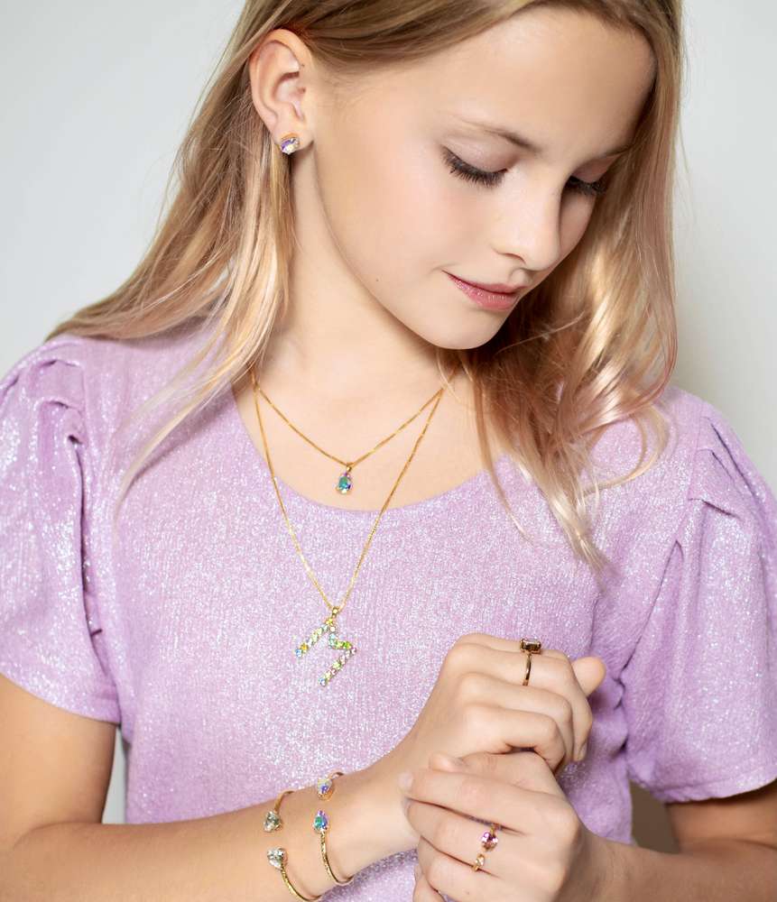 Petite Drop Stud Earrings Aurora