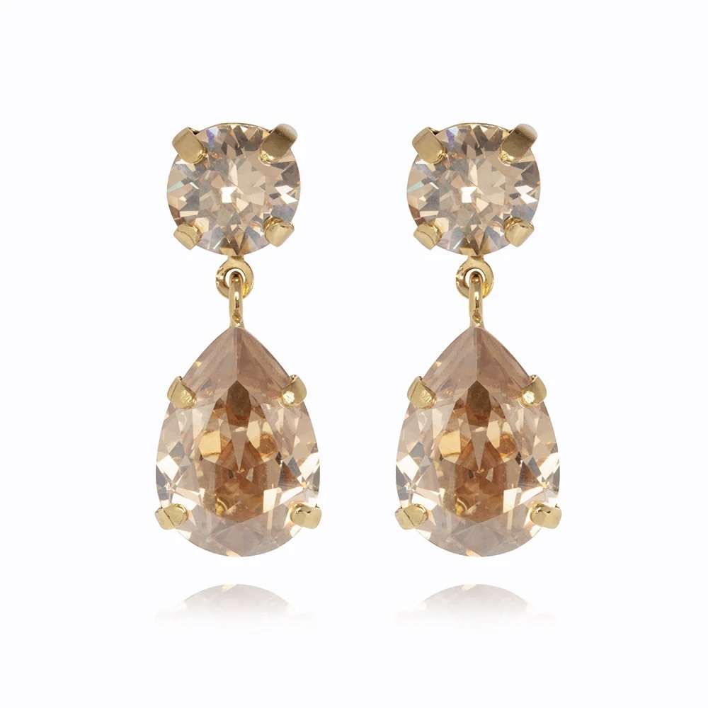 Mini Drop Earrings Golden Shadow