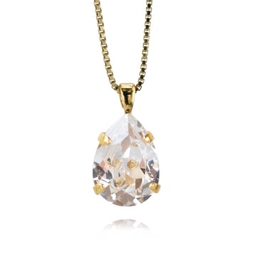 Mini Drop Necklace Crystal