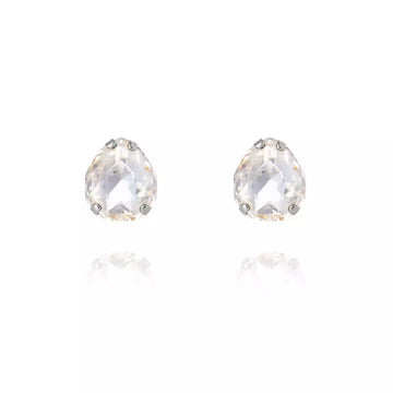 Mini Carlotta Earrings Crystal Rhodium