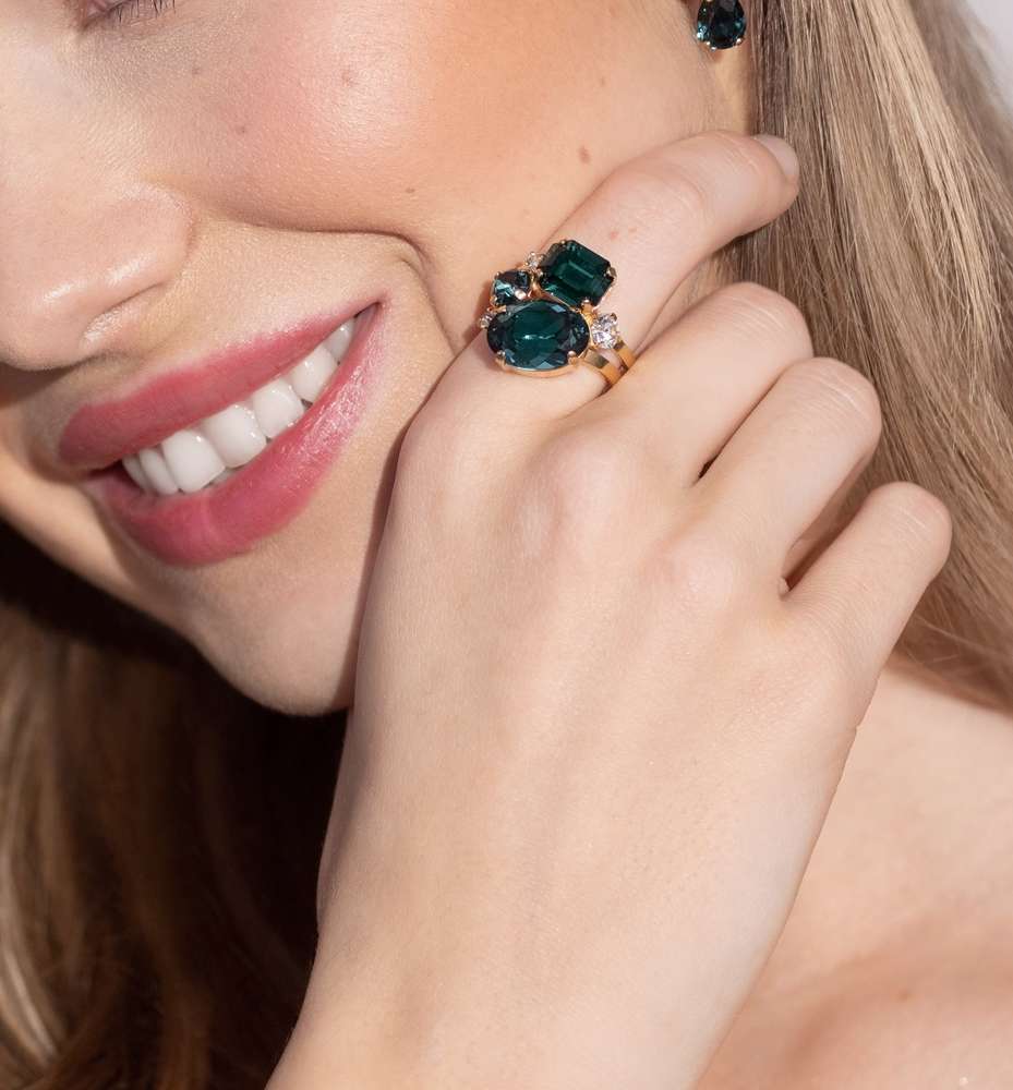 Mini Carolina Ring Emerald