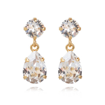 Mini Drop Earrings Crystal