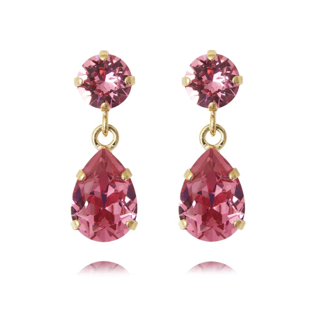 Mini Drop Earrings Rose