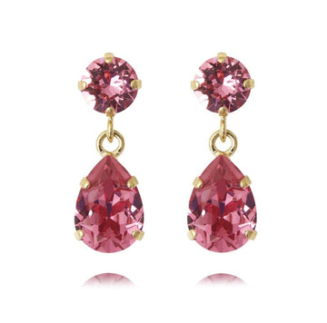 Mini Drop Earrings Rose