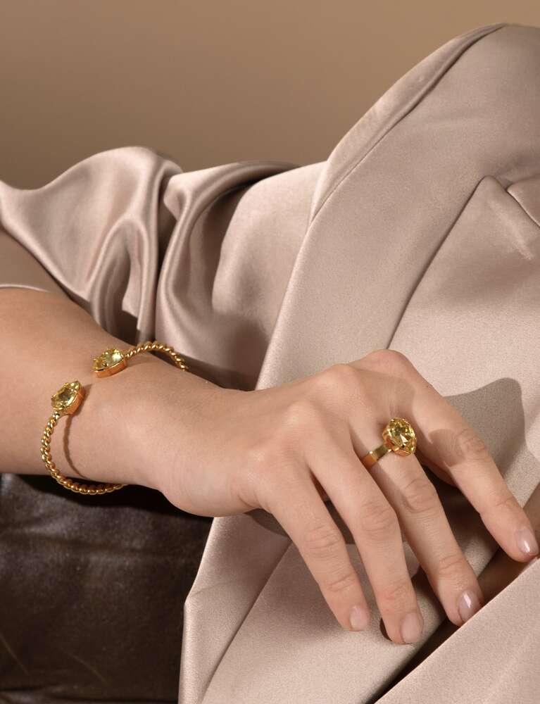 Mini Drop Bracelet Dark Jonquil