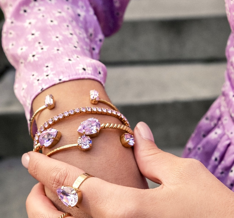 Mini Drop Bracelet Violet