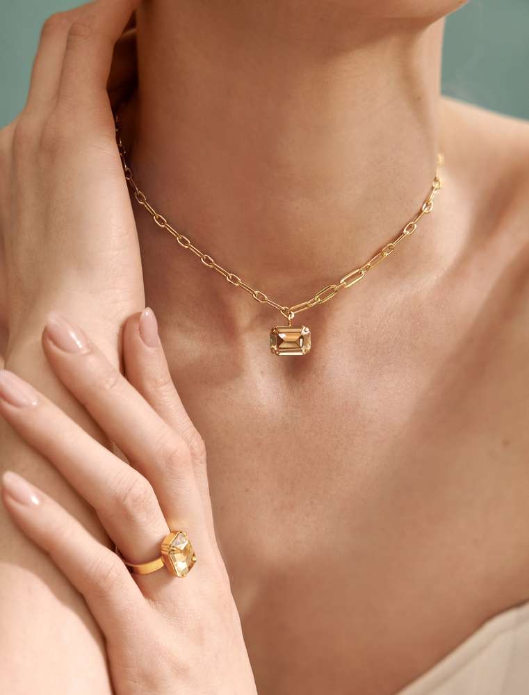 Mini Lydia Necklace Golden Shadow