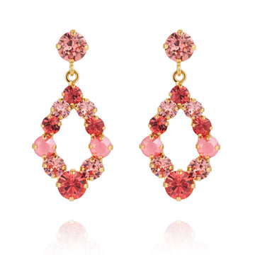 Mini Delia Earrings Light Coral