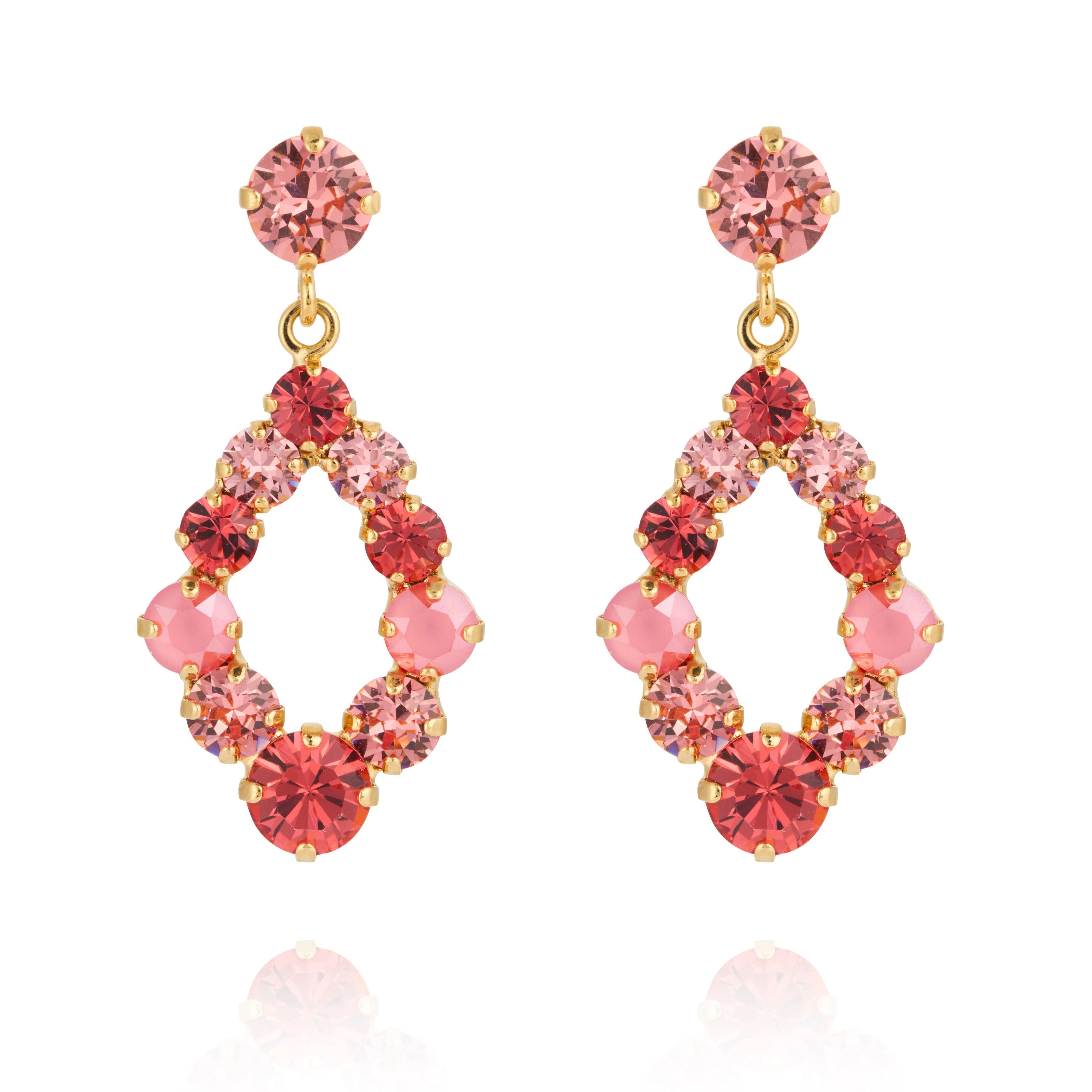 Mini Delia Earrings Light Coral