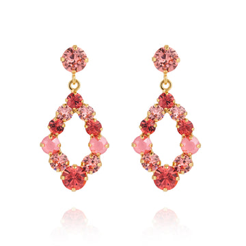 Mini Delia Earrings Light Coral
