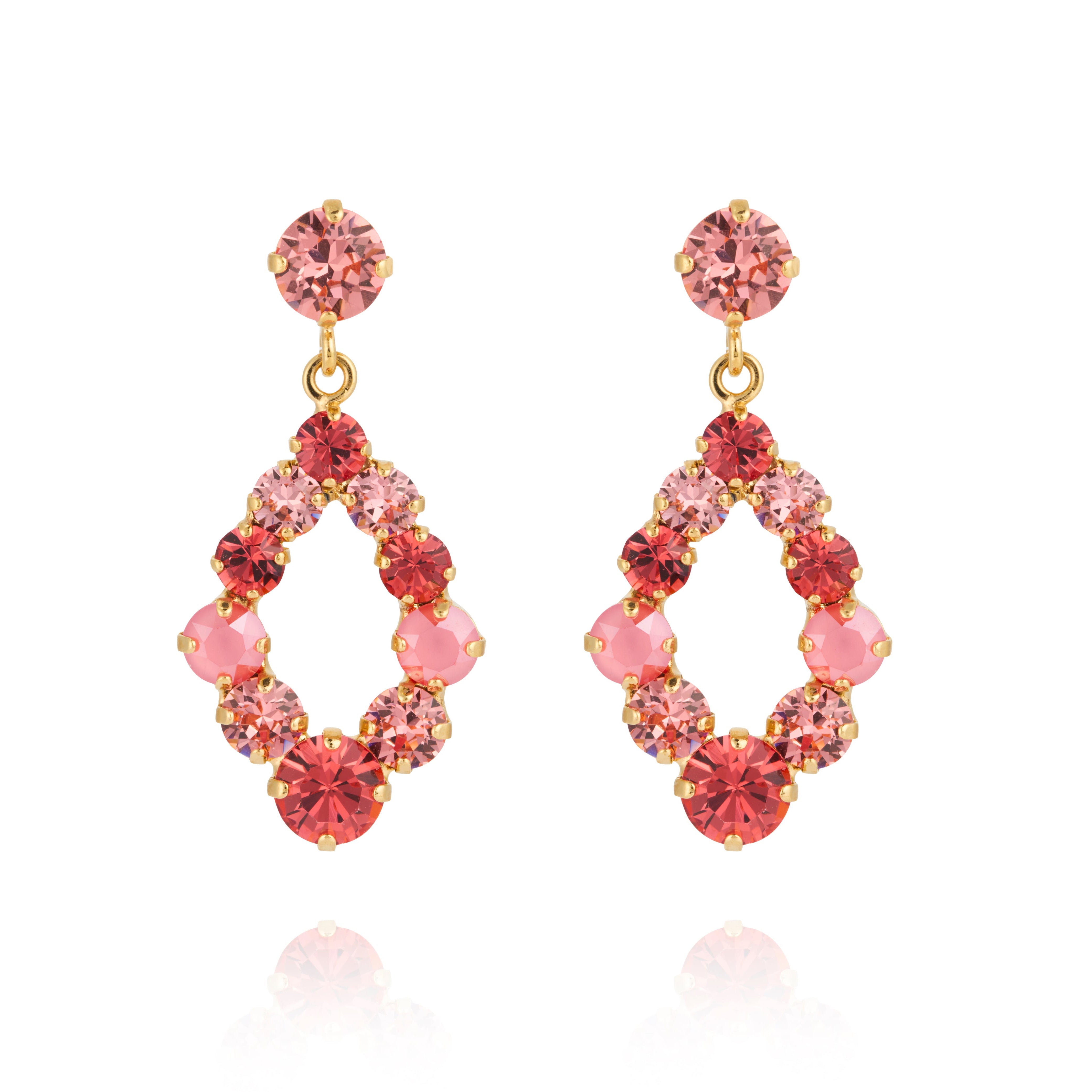Mini Delia Earrings Light Coral