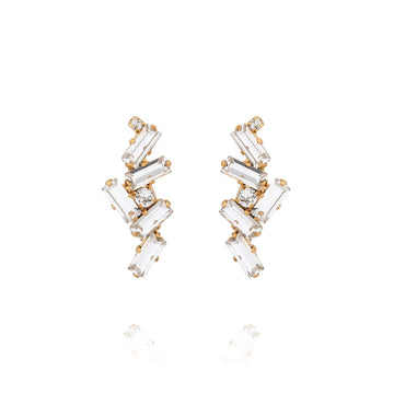 Nina Ear Cuffs Crystal