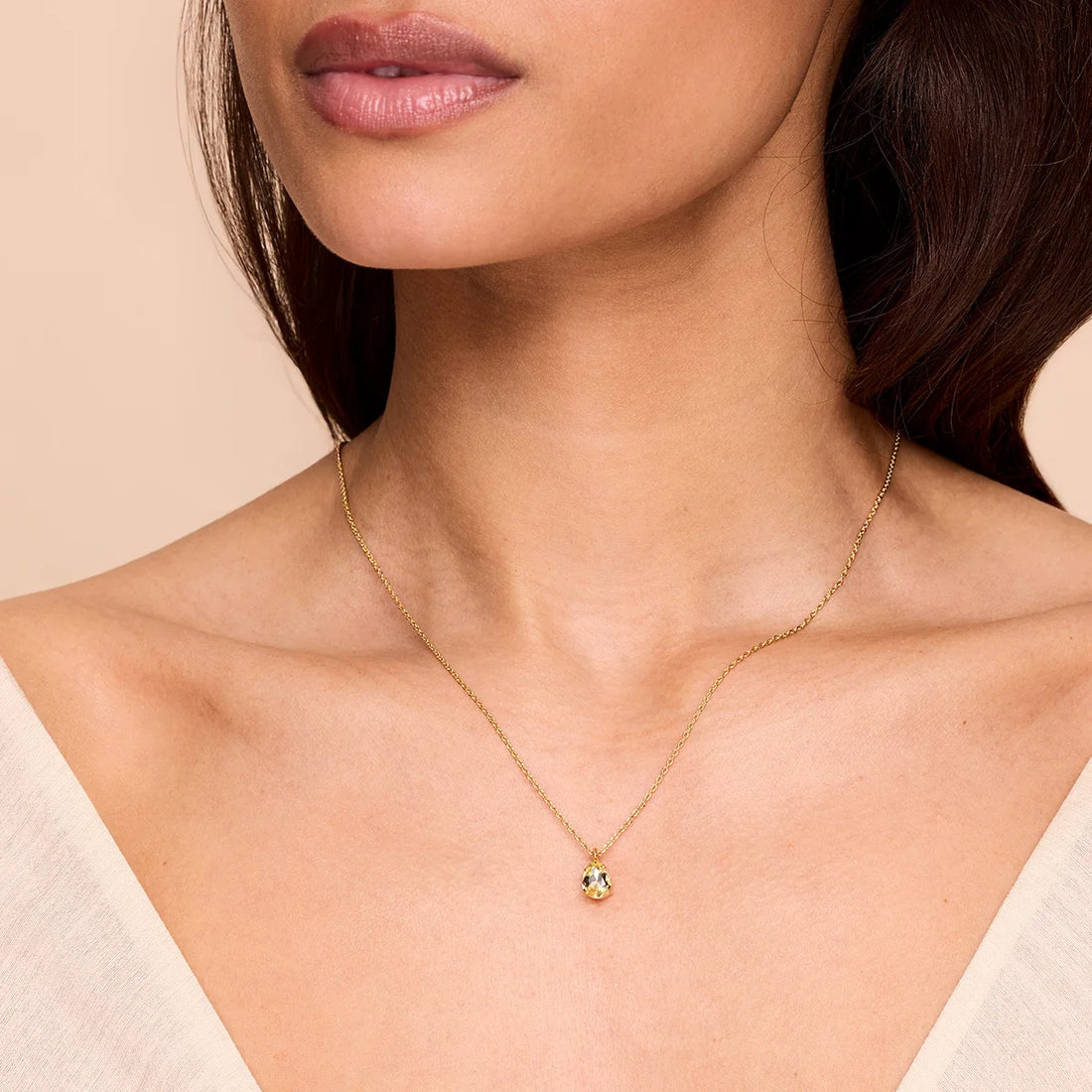 Childhood Birthstone Necklace / November