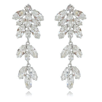 Nyx Earrings Crystal Rhodium