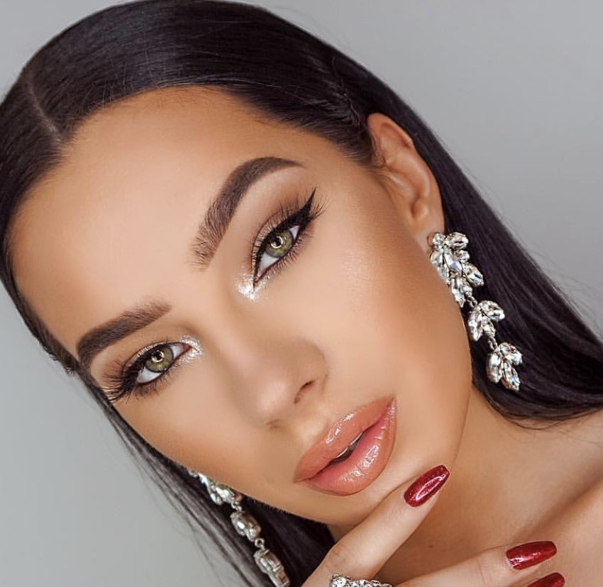 Nyx Earrings Crystal Rhodium