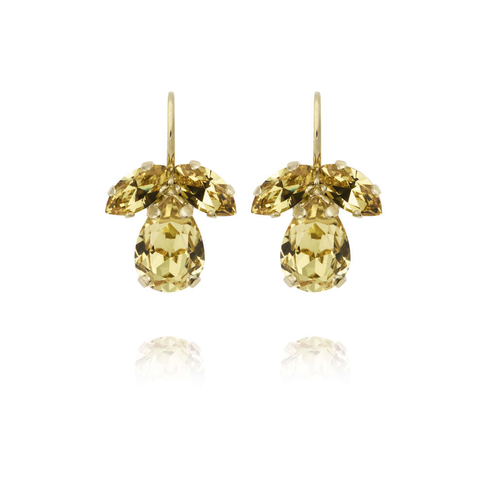 Petite Timo Earrings Dark Jonquil