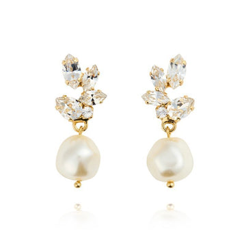 Pearls Of Promise Earrings Crystal Pearl