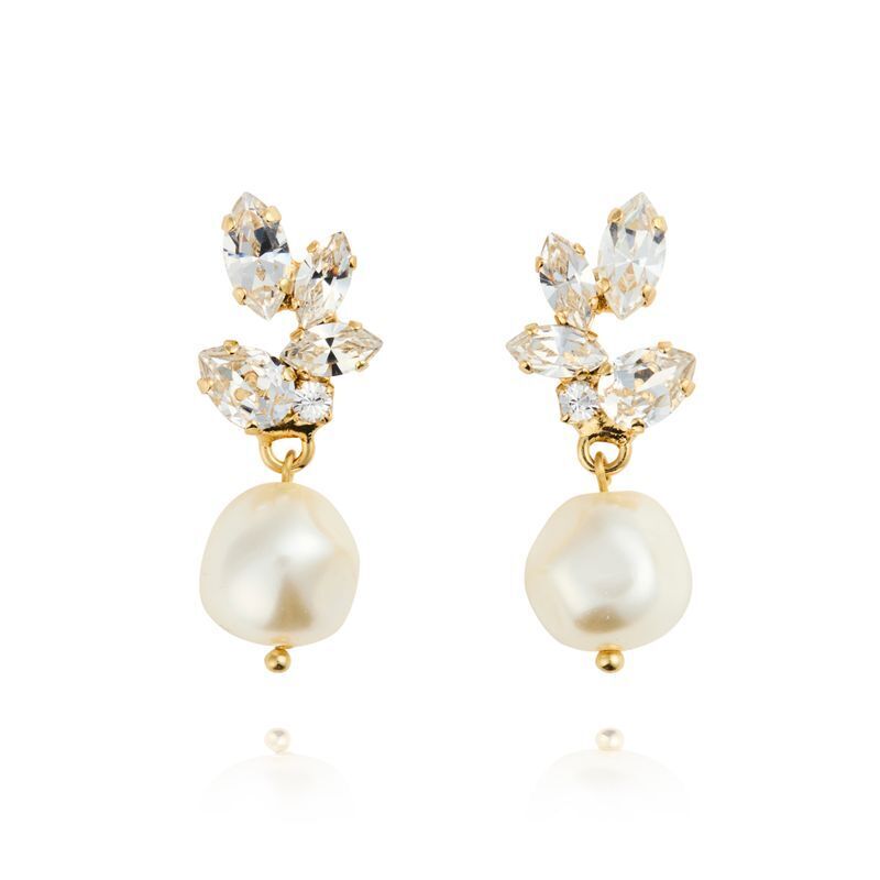 Pearls Of Promise Earrings Crystal Pearl