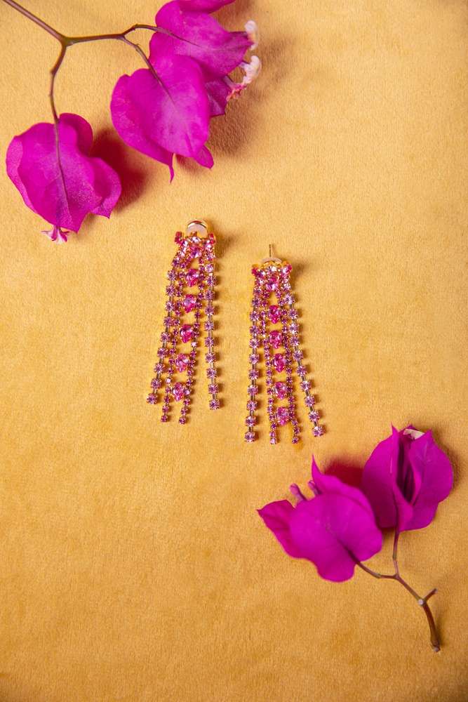 Petite Penelope Earrings Rose