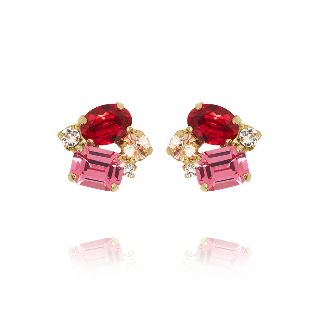 Petite Carolina Earrings Scarlet