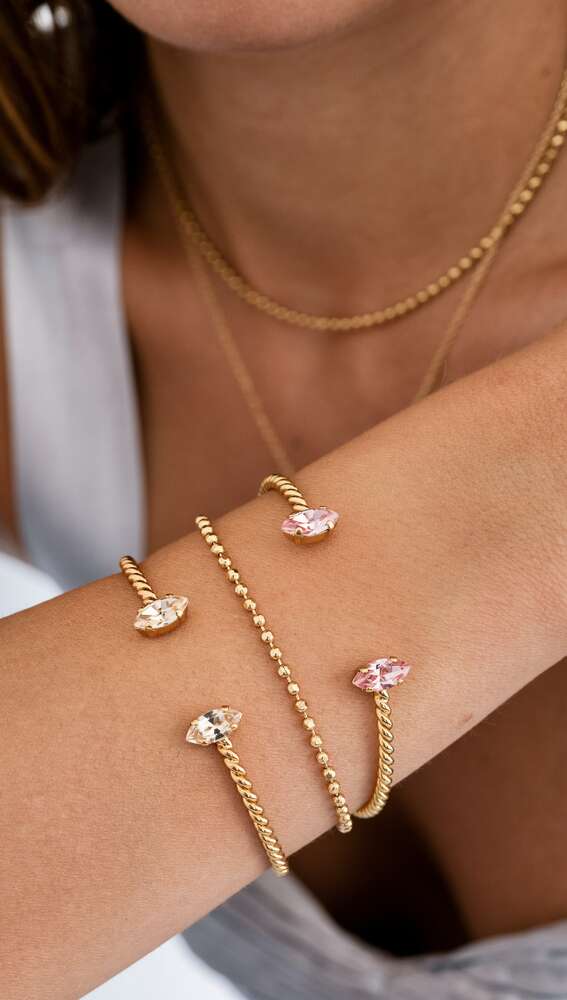 Petite Navette Bracelet Crystal