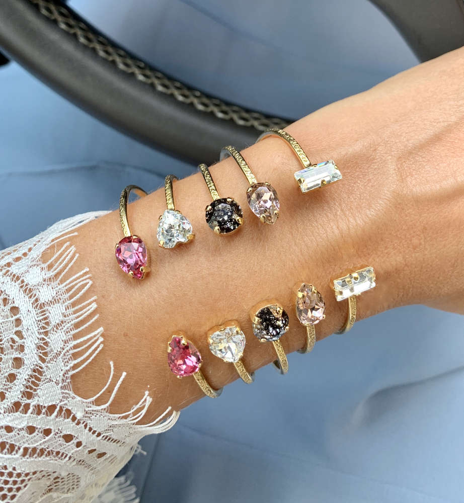 Petite Drop Bracelet Vintage Rose