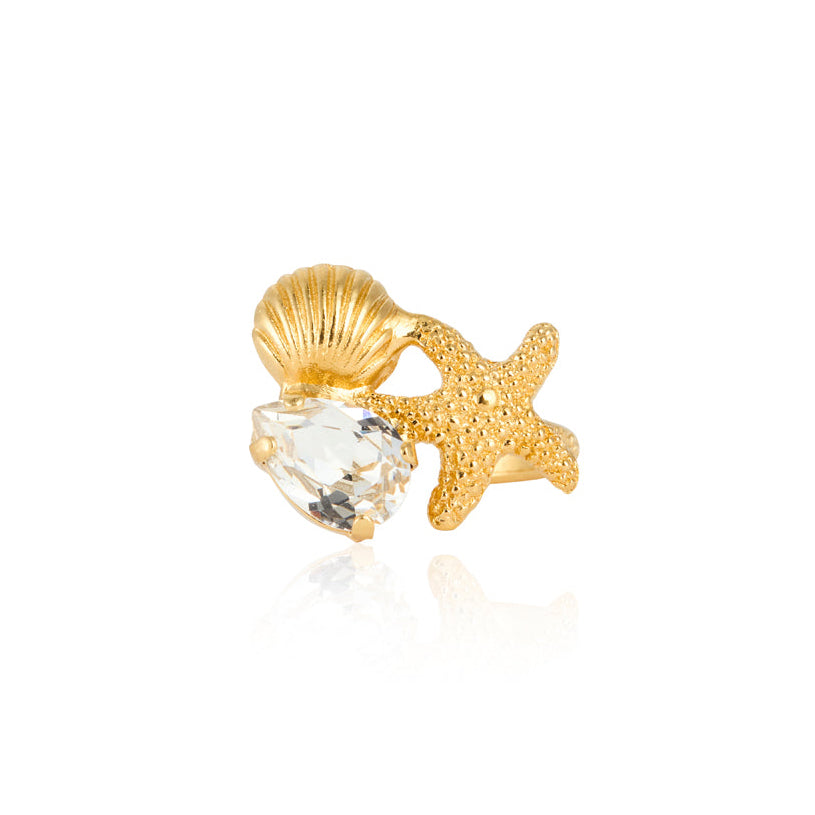 Seascape Ring Crystal