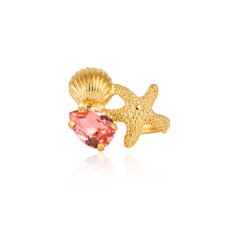 The Seascape Ring Rose Peach