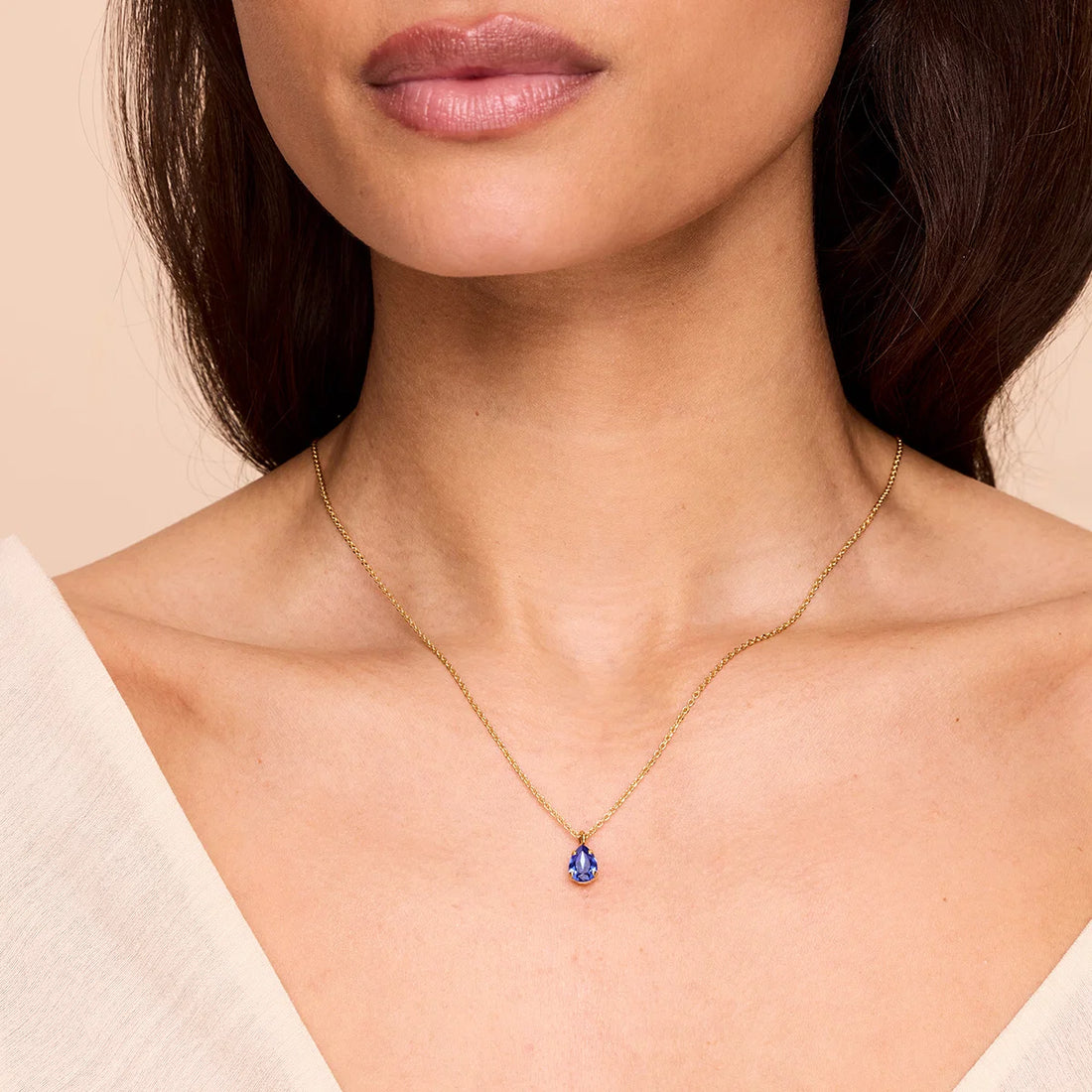 Childhood Birthstone Necklace / September
