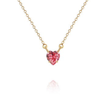 Valentina Heart Necklace Rose