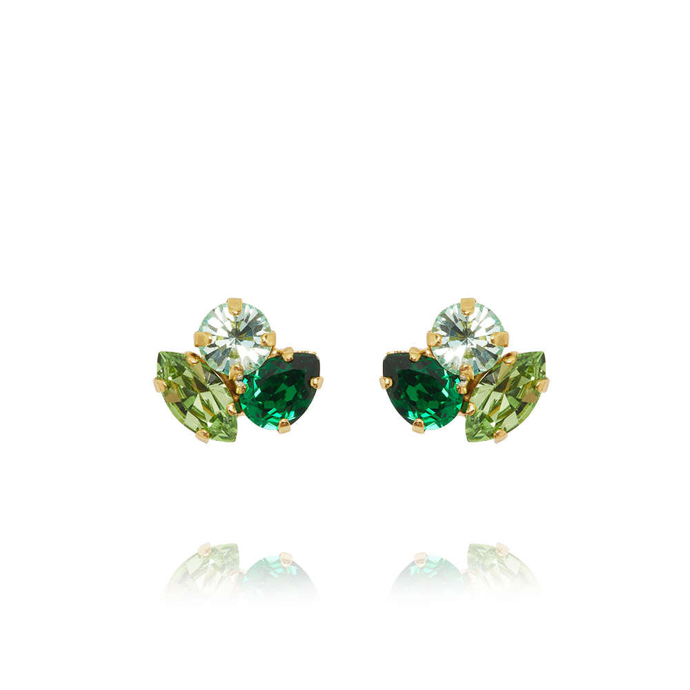 Ana Earrings Majestic Green Combo