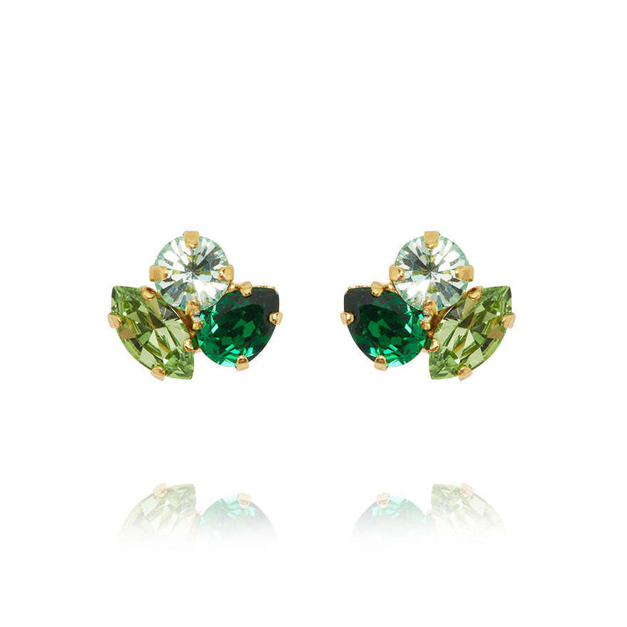 Ana Earrings Majestic Green Combo