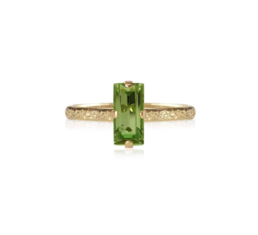 Baguette Ring Peridot