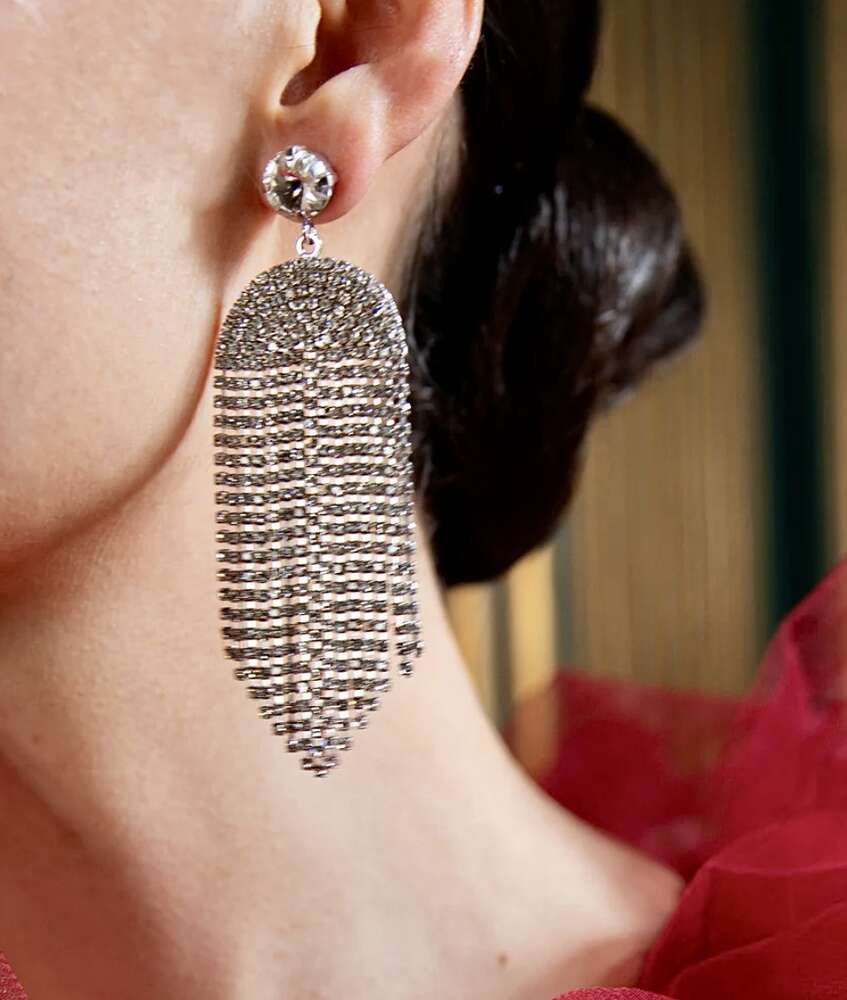 Melinda Earrings Crystal