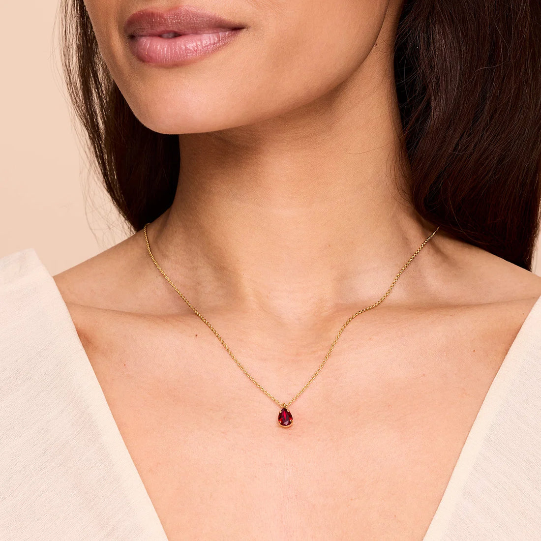 Childhood Birthstone Necklace / July