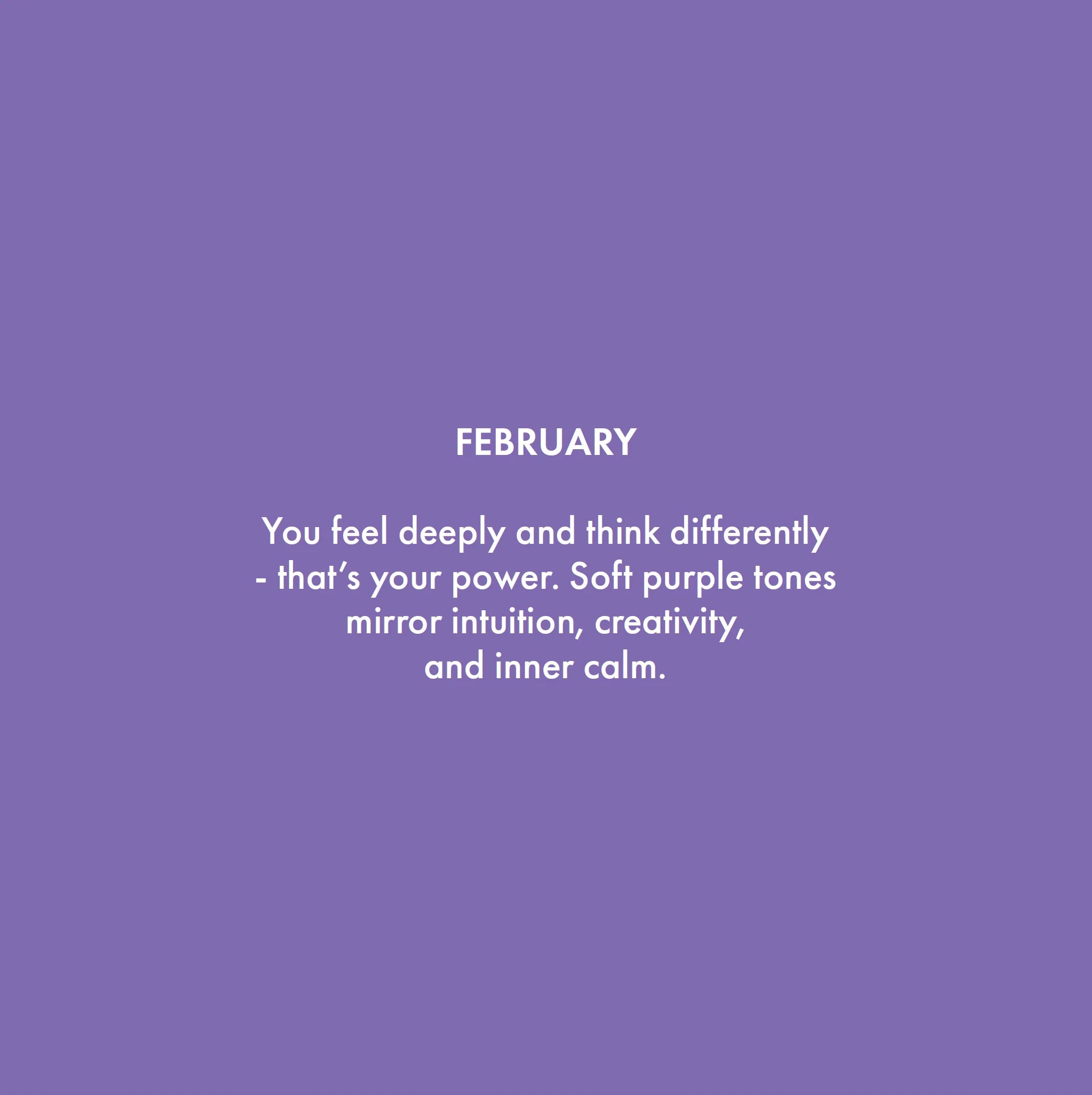 Childhood Birthstone Necklace / February