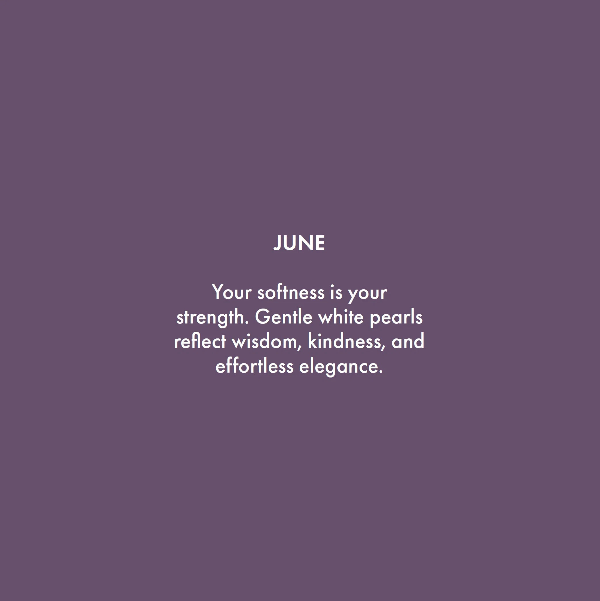 Childhood Birthstone Necklace / June