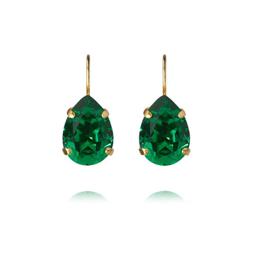 Mini Drop Clasp Earrings Majestic Green