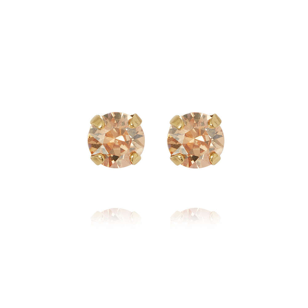 Mini Stud Earrings Golden Shadow