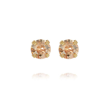 Mini Stud Earrings Golden Shadow