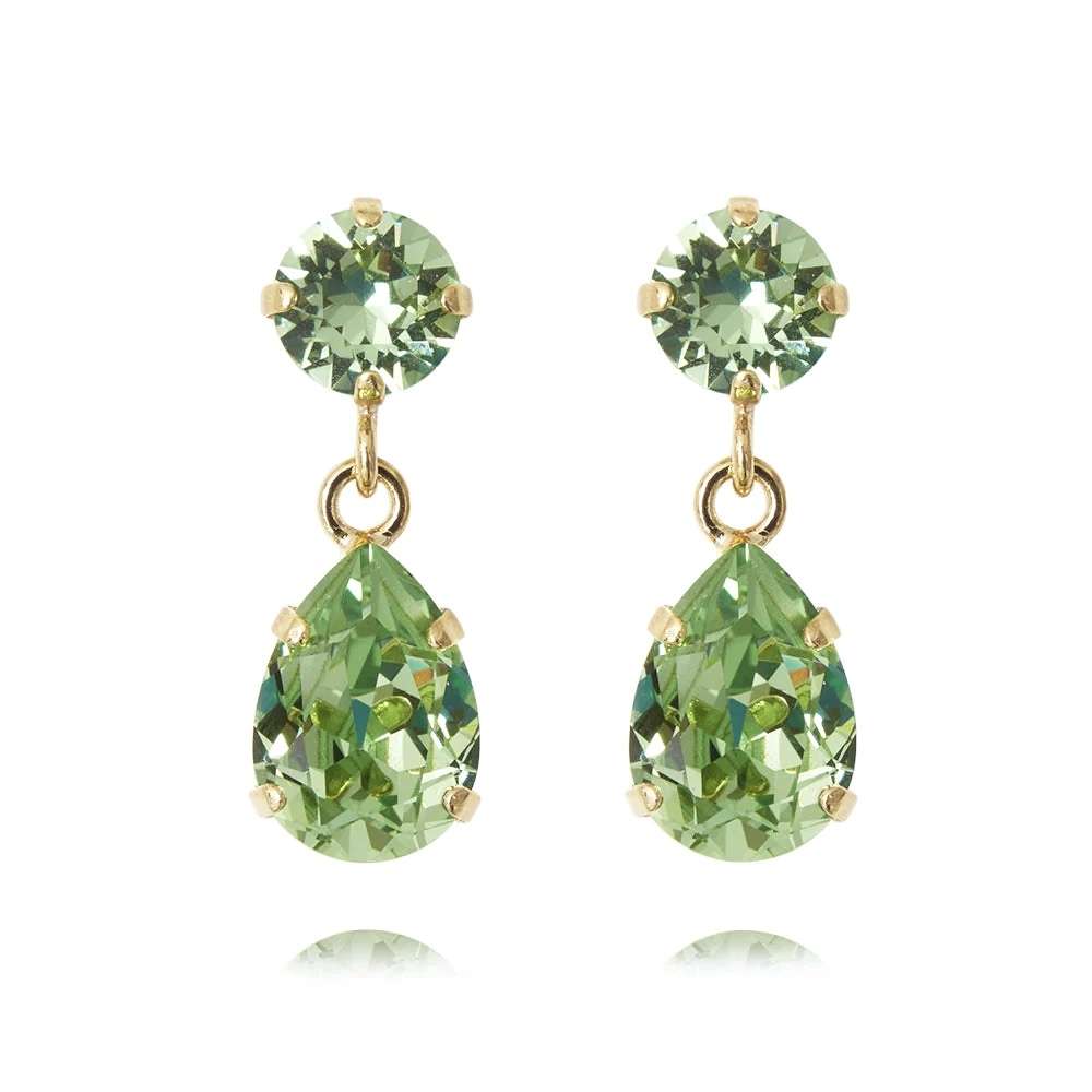 Mini Drop Earrings Peridot