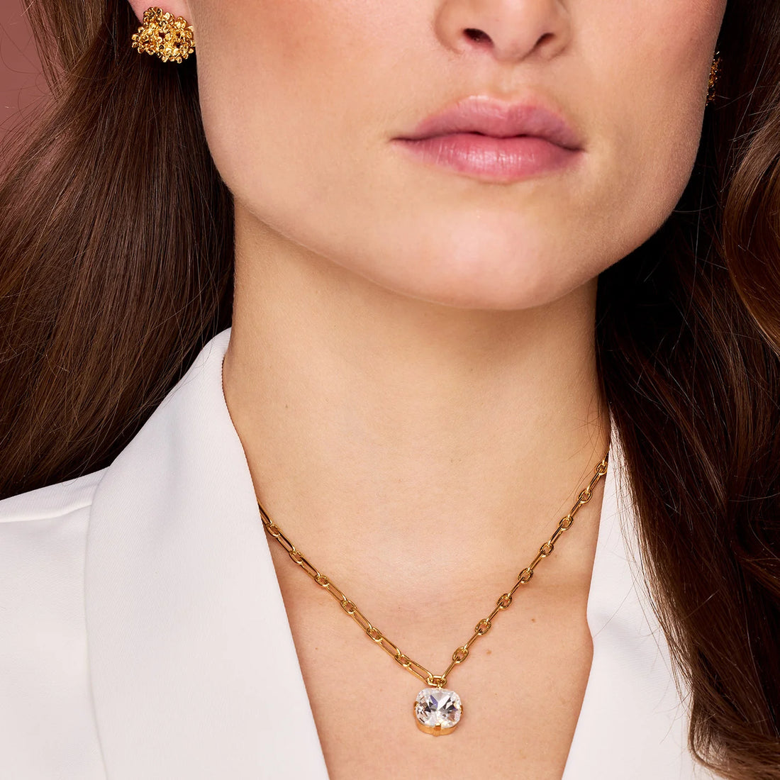 Noomi Necklace / Crystal