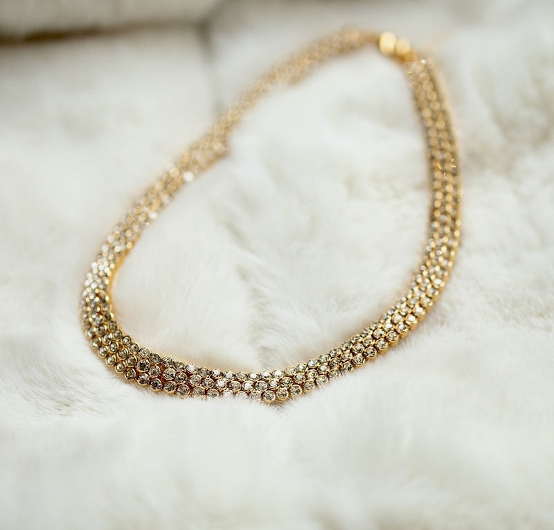 Siri Crystal Choker Necklace